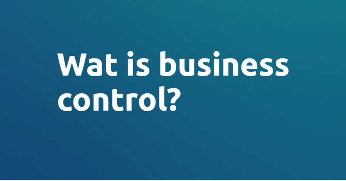 Wat is business control en wat kan het je opleveren? Visma Software Wat is business control en wat kan het je opleveren? Visma Software